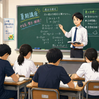 写真:中学3年生に贈るメッセージ(須)