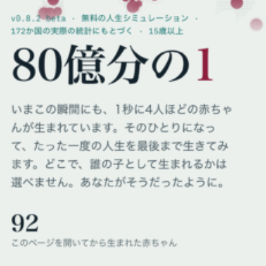 写真：80億分の1（目）